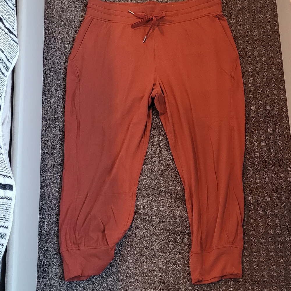 Lululemon Size 14 Orange Joggers